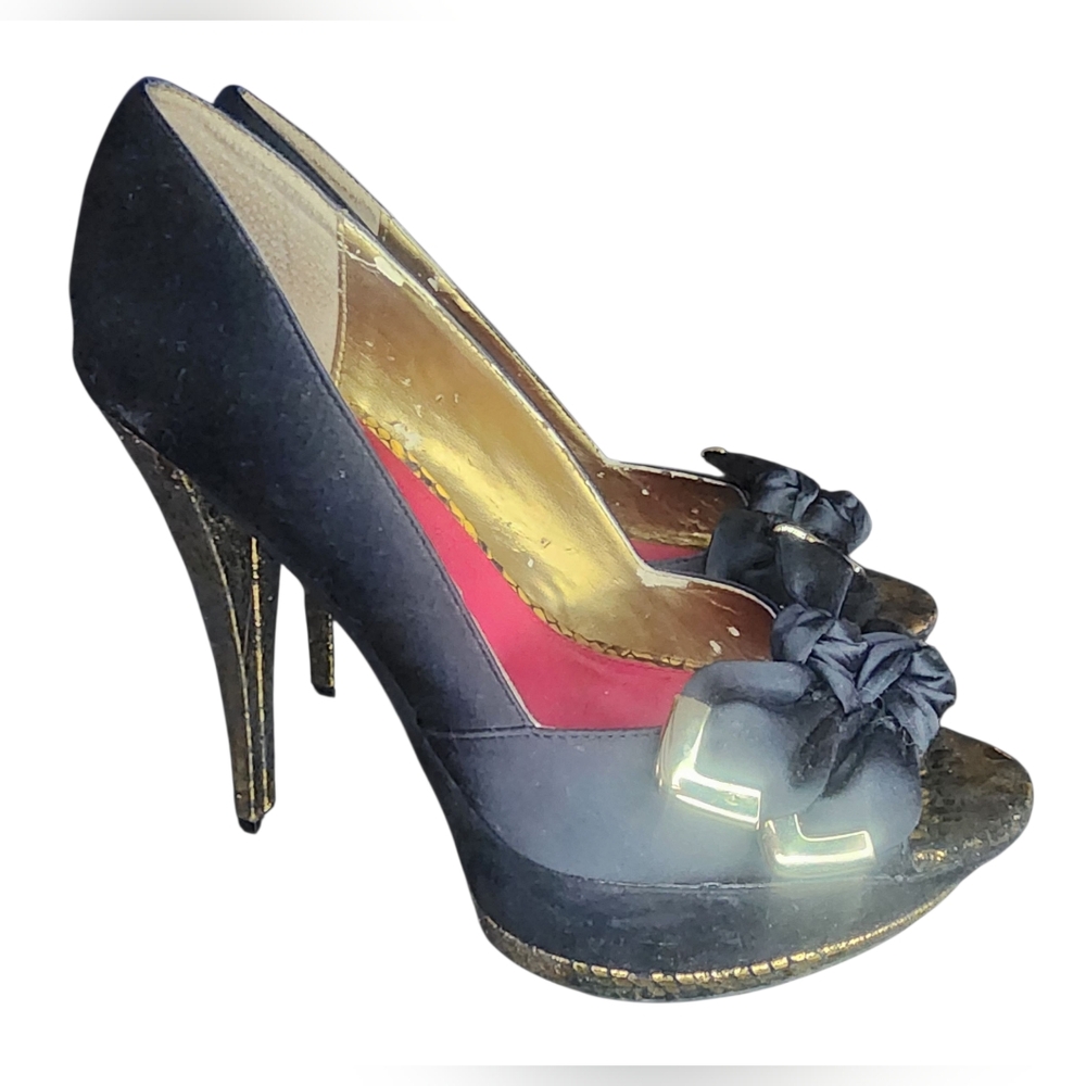Circus by Sam Edelman Leigh Platform Peep Toe Heels, Womens 10 - Picture 2 of 10